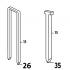  AGRAFE POUR RAC1535, ETROITE, 