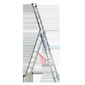  ECHELLE ALUMINIUM TROIS-PLANS 