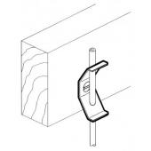  Attache pour tige ronde M4 