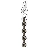  CHAINE ACIER ZINGUE DOUBLE TOR 