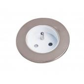  Prise de courant chrome  enc 