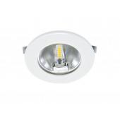  S307 - Encastr rond blanc O70 