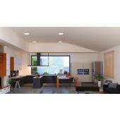  Plafonnier ROMI rond LED CCT : 