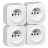  Lot de 4 prises de courant sai 