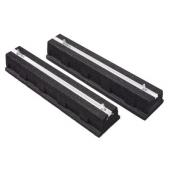  Supports sol caoutchouc noirs 
