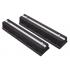  Supports sol caoutchouc noirs 