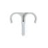  Clips Double � cheville O16mm 