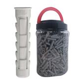  Cheville nylon � collerette � 