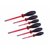  Lot de 6 tournevis �lectricien 