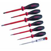  Lot de 7 tournevis �lectricien 