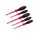  Lot de 5 tournevis isol�s SLIM 