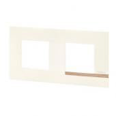  Plaque Altge Mezzo 2 postes N 