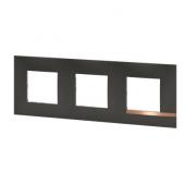  Plaque Altge Mezzo 3 postes N 