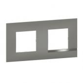  Plaque Altge Mezzo 2 postes N 