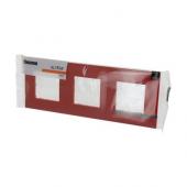  Plaque Altge Dco 3 postes Ru 