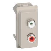  Prise double RCA Living Now 1 