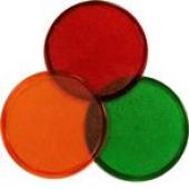  Jeu de filtres (rouge, orange, 