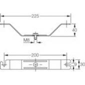 Paire d'triers de fixation pl 