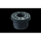  Bouchon 'e' rond ISO63 en poly 