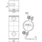  LB48-FT Paire de colliers en a 