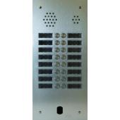  Plaque Audio Alu 2R 16Bp 2Voic 