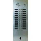  Plaque Audio Alu 2R 22Bp 2Voic 