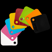  Badge DESFire EV3 noir, s�curi 