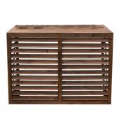  Cache climatisation bois trait 