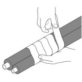  Bande non adh�sive ivoire D.50 