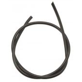  Cable silicone au m D6 noir 