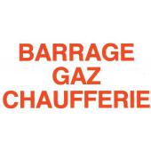  "Etiquette rigide ""barrage ga 