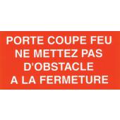  "Etiquette rigide ""porte coup 