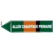  "Etiquette ""aller chauffage p 