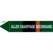  "Etiquette ""aller chauffage s 