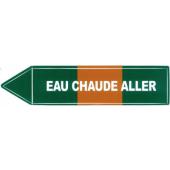  "Etiquette ""eau chaude aller" 