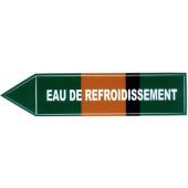  "Etiquette ""eau de refroidiss 