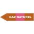  "Etiquette ""gaz naturel""" 