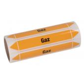  Rouleau de 100 �tiquettes Gaz 