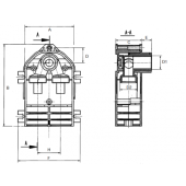  Bo�tier d'encastrement double 