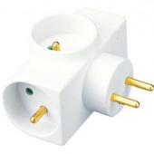  Tridis 16A 2P+T blanc 