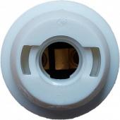  Douille E14 lisse blanc M10 