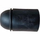  Douille E27 lisse noir M10 