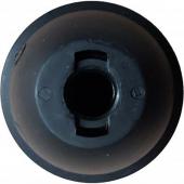  Douille E27 lisse noir M10 