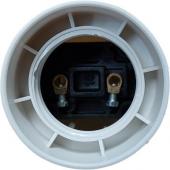  Douille E27 lisse blanc M10 