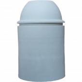  Douille E27 lisse blanc M10 