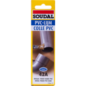  125 ML SOUDAL COLLE PVC [TUBE 