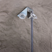  Support � clouer en acier ress 