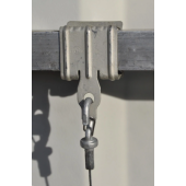  Attache poutre IPN ou IPE inox 