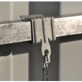  Attache poutre IPN ou IPE inox 