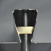  HW Ecrou trap�zo�dal pour bac 